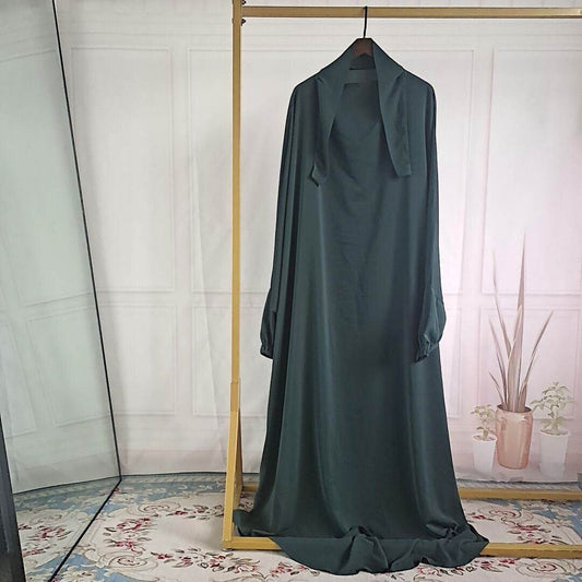 Women's Dress Dubai Middle East Turkey Plus Size Swing Robe - Mubimart