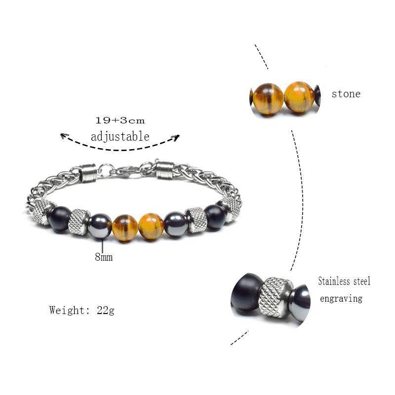 Stainless Steel Bracelet For Men - Mubimart
