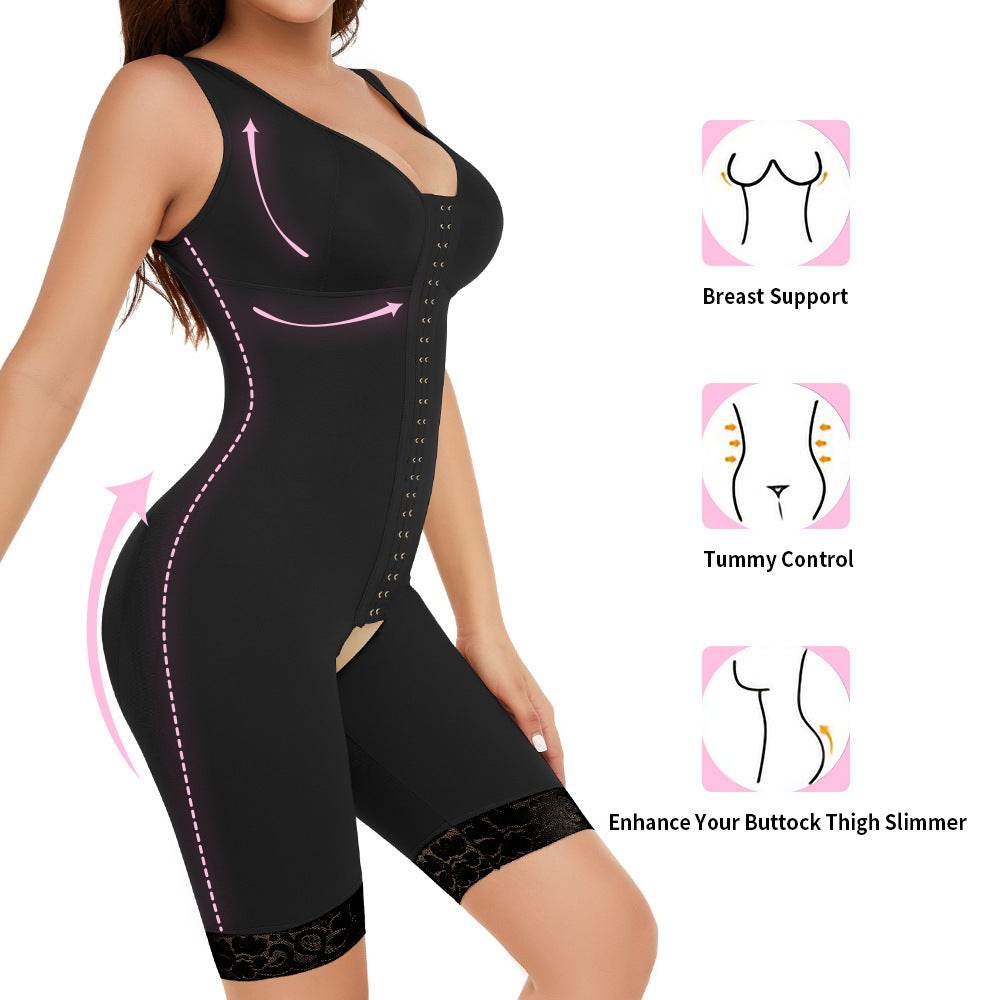 Abdominal Tightening And Buttocks Lifting Bodysuit For Women - Mubimart