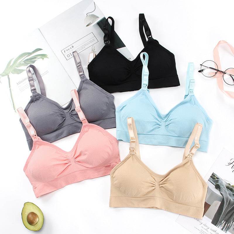 Unwired Push Up Nursing Bra Pregnant Women - Mubimart