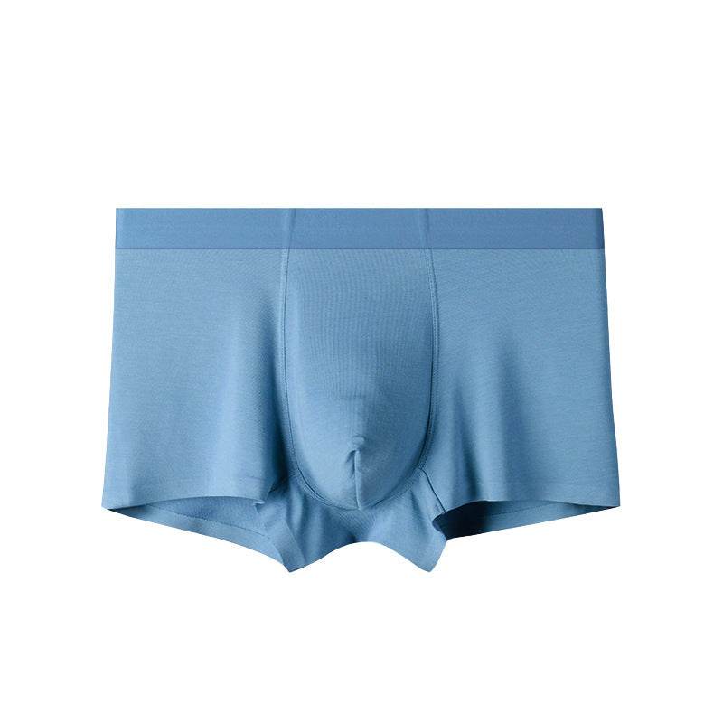 New Modal Men's Underwear Seamless Ultra-thin Breathable Boxers Youth Boxers - Mubimart