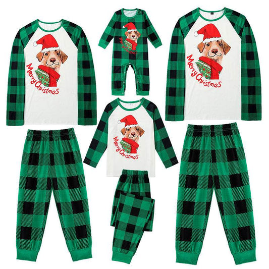 Family Set Christmas Fashion Long Sleeve Pajamas - Mubimart