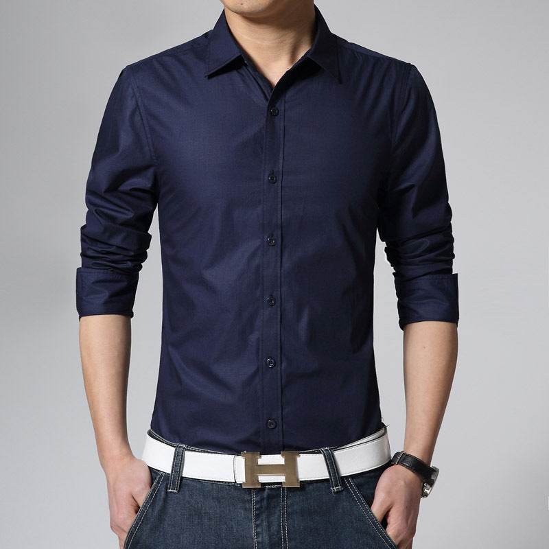 French Dress Shirt Formal Tuxedo Shirts - Mubimart