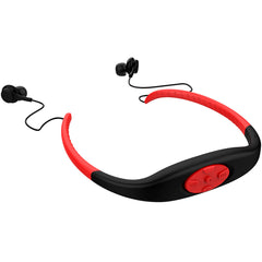 2in1 Bluetooth Wireless Earphone &MP3 Music Player 8G Headphone IPX8 Waterproof Swim Sport Neckband Stereo Headset with Mic - Mubimart -  