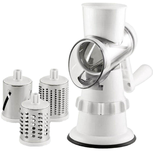 3 In 1 Vegetable Slicer Manual Kitchen Accessories Grater For Vegetable Cutter Round Chopper Mandolin Shredder Potato Home Kitchen Supplies Kitchen Gadgets - Mubimart