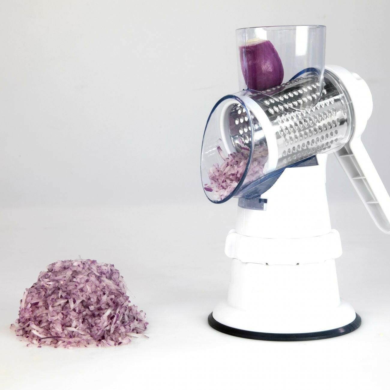 3 In 1 Vegetable Slicer Manual Kitchen Accessories Grater For Vegetable Cutter Round Chopper Mandolin Shredder Potato Home Kitchen Supplies Kitchen Gadgets - Mubimart