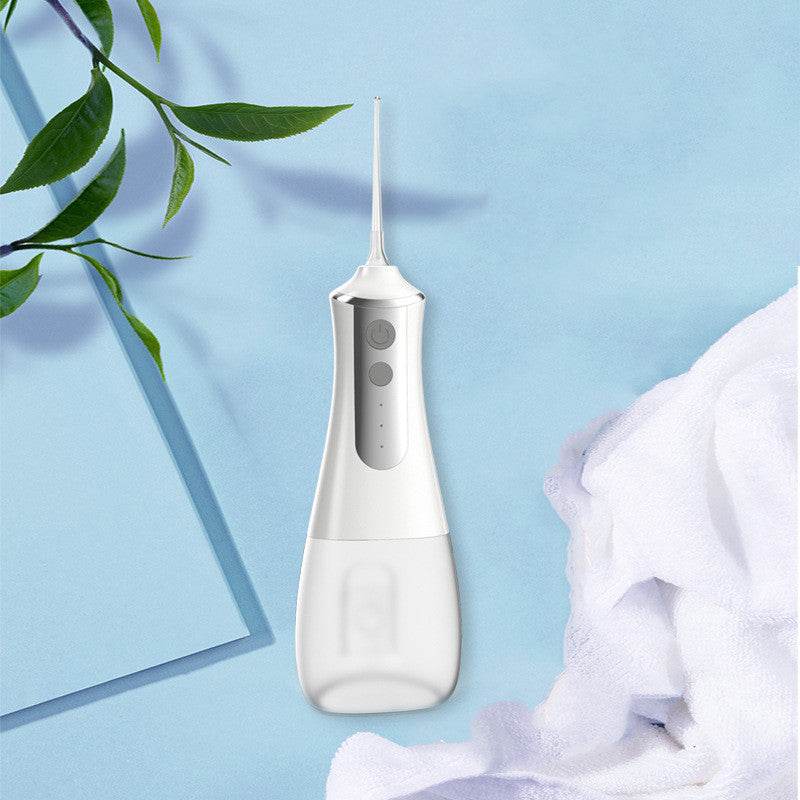 3 Modes Oral Irrigator USB Rechargeable Water Floss Portable Dental Water Flosser Jet 350ml Irrigator Dental Teeth Cleaner 5 Jet - Mubimart