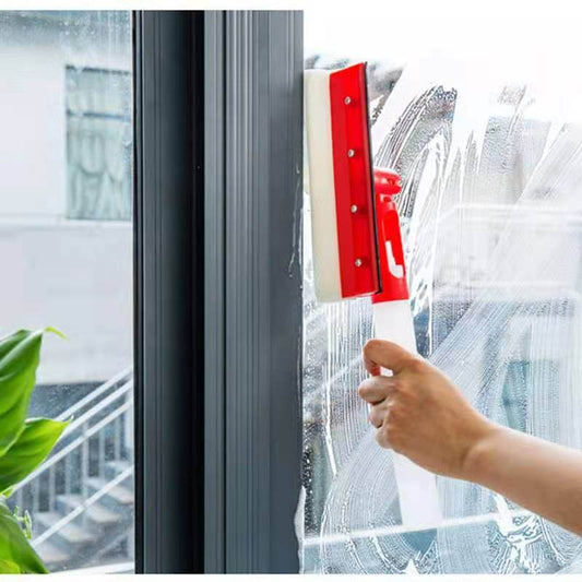 3 in 1 Spray Type Folded Brush Cleaner Car Window Cleaning Airbrush Glass Wiper - Mubimart