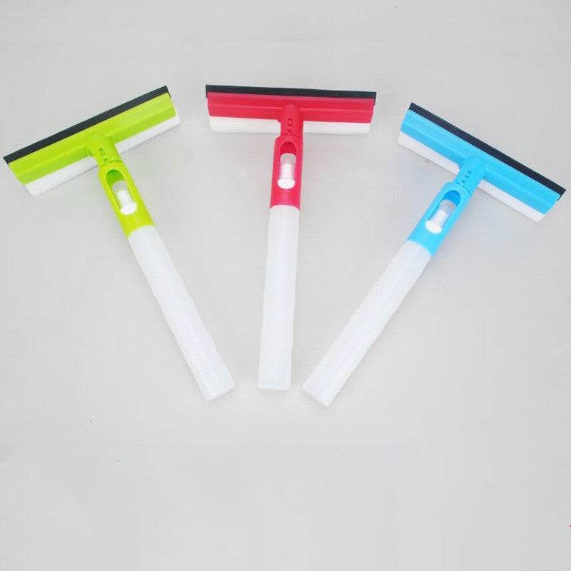 3 in 1 Spray Type Folded Brush Cleaner Car Window Cleaning Airbrush Glass Wiper - Mubimart