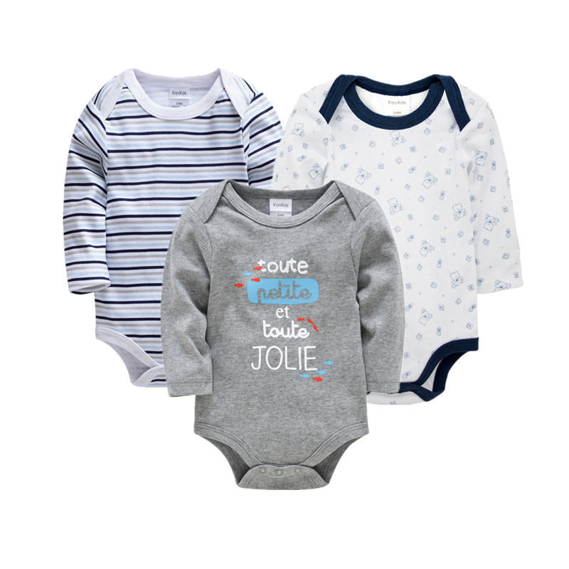 3-piece set of newborn baby clothes - Mubimart - Baby Cloth 