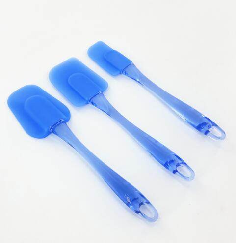 3 pieces Kitchen Heat-resistant Flexible Silicone Spatulas - Mubimart