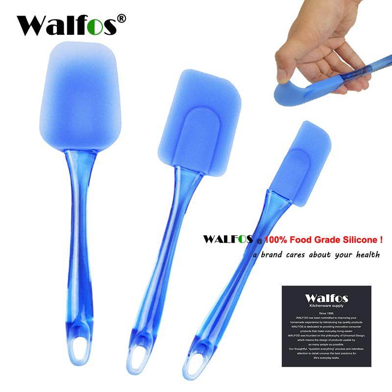 3 pieces Kitchen Heat-resistant Flexible Silicone Spatulas - Mubimart