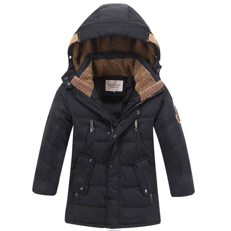 -30 Degree Children's Winter Jackets Duck Down Padded Children Clothing Big Boys Warm Winter Down Coat Thickening Outerwear - Mubimart