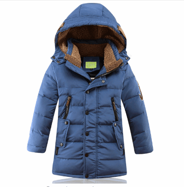 -30 Degree Children's Winter Jackets Duck Down Padded Children Clothing Big Boys Warm Winter Down Coat Thickening Outerwear - Mubimart