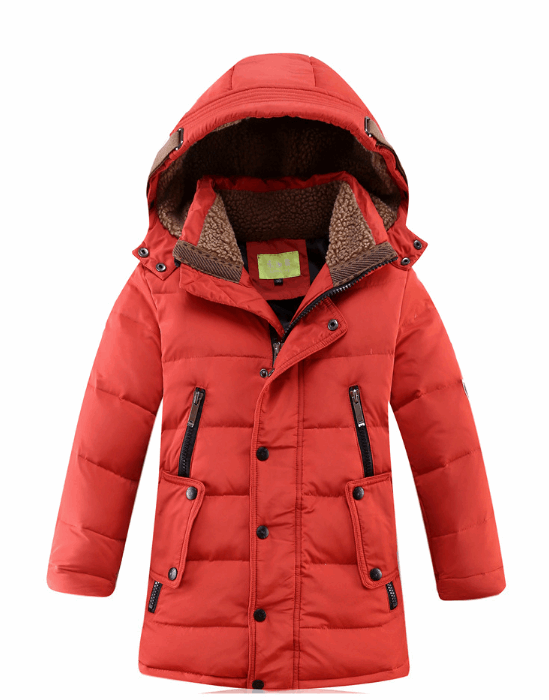 -30 Degree Children's Winter Jackets Duck Down Padded Children Clothing Big Boys Warm Winter Down Coat Thickening Outerwear - Mubimart -  