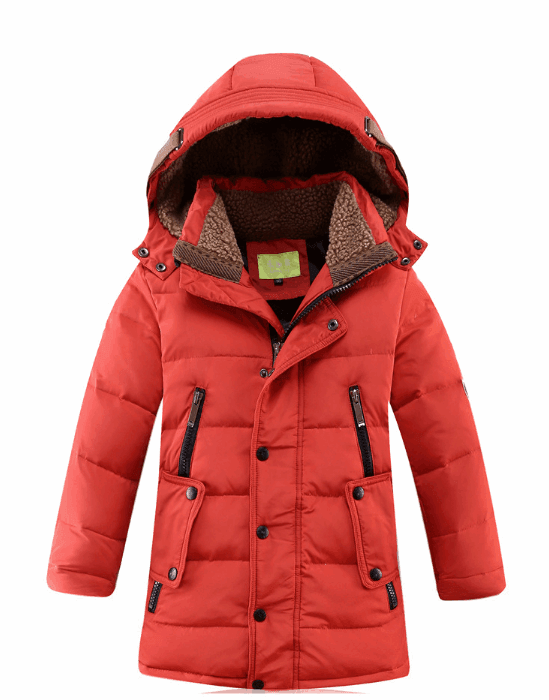 -30 Degree Children's Winter Jackets Duck Down Padded Children Clothing Big Boys Warm Winter Down Coat Thickening Outerwear - Mubimart
