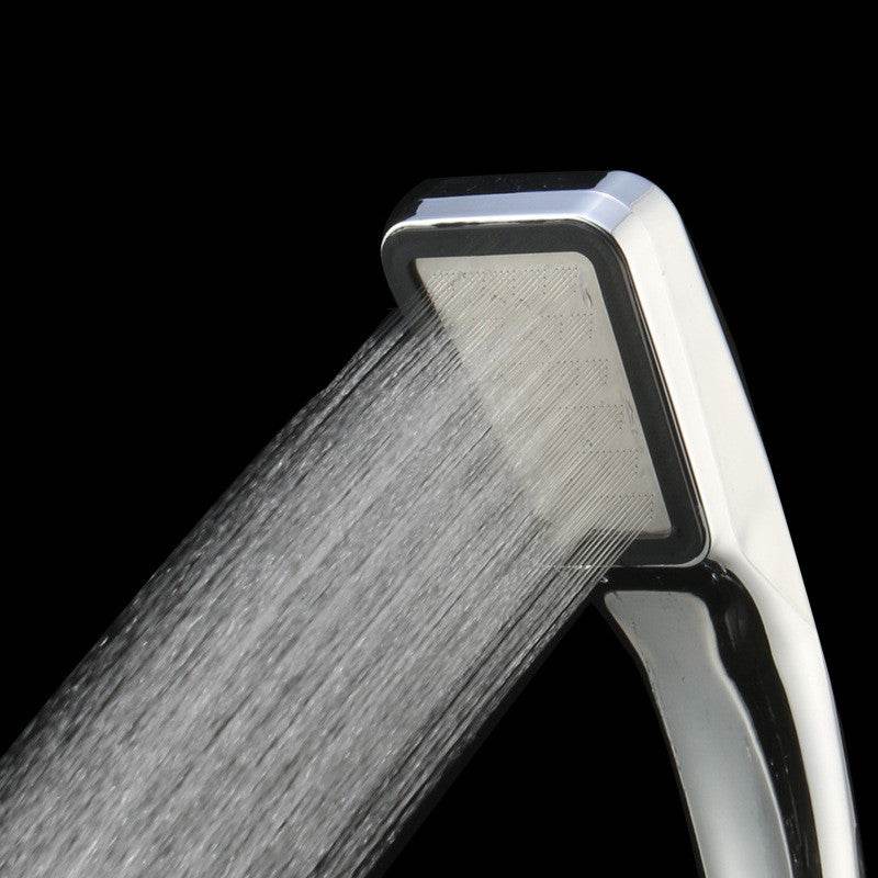 300 Hole Pressurized Square Nozzle Shower Head Household - Mubimart