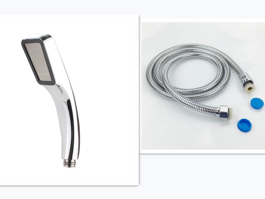 300 Hole Pressurized Square Nozzle Shower Head Household - Mubimart