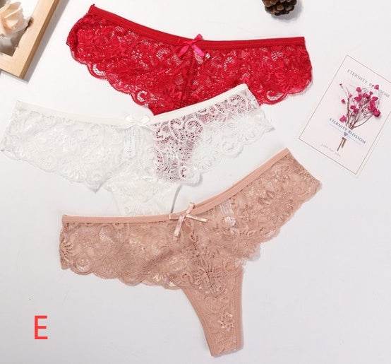 Woman Sexy Lace Thong - Mubimart