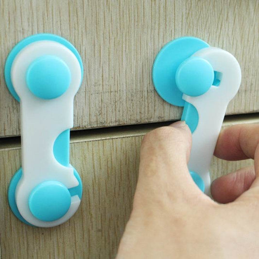 Children''s Anti-opening Drawer Lock Multi-function Baby Anti-clip Hand Cabinet Lock Refrigerator Baby Safety Protection Equipment - Mubimart