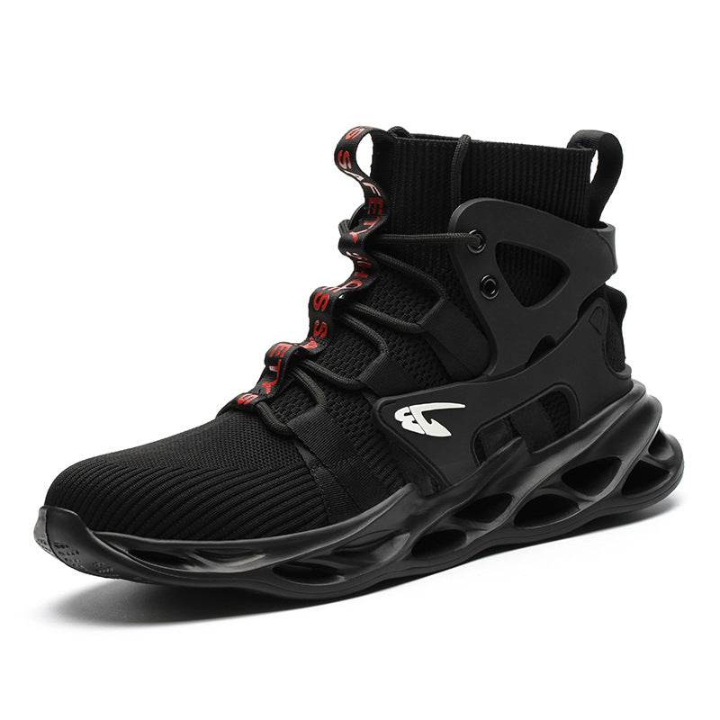 Flying Woven Light Work Shoes, Protective Work Shoes - Mubimart