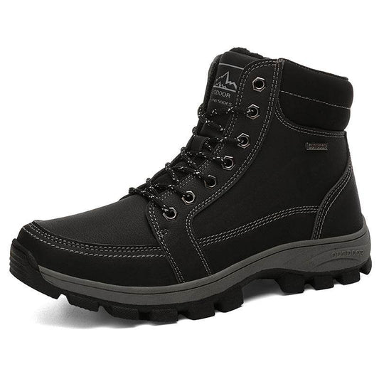 Men's large size snow boots hiking shoes - Mubimart