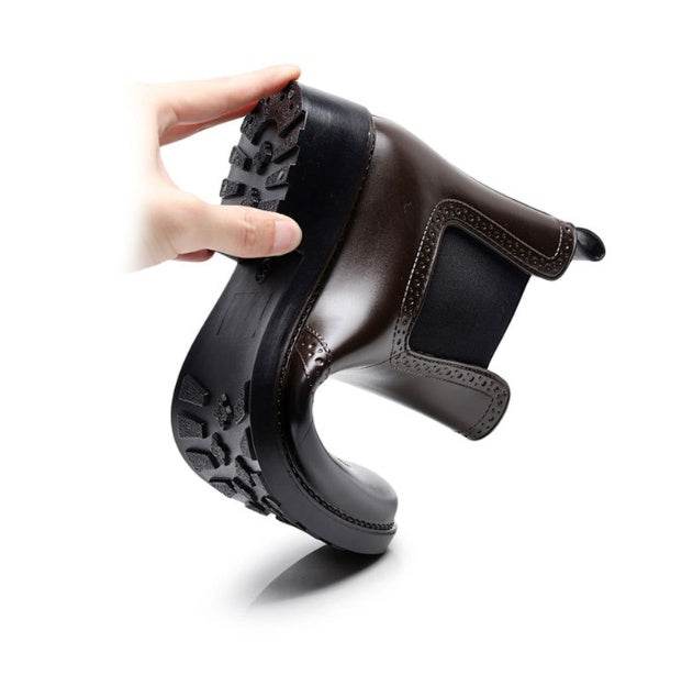 Rain boots female short tube rain boots - Mubimart