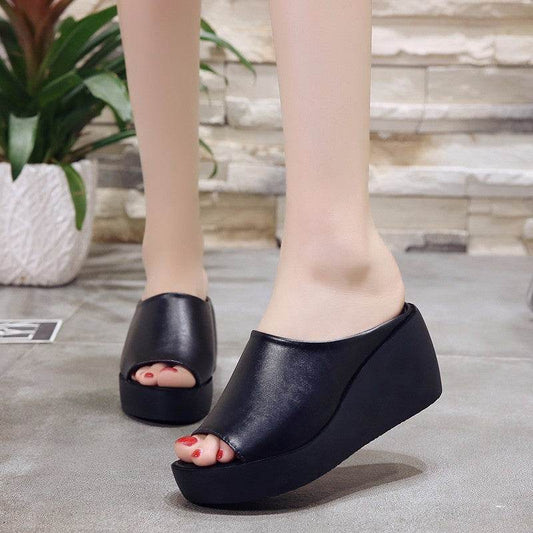Wedge sandals and slippers - Mubimart