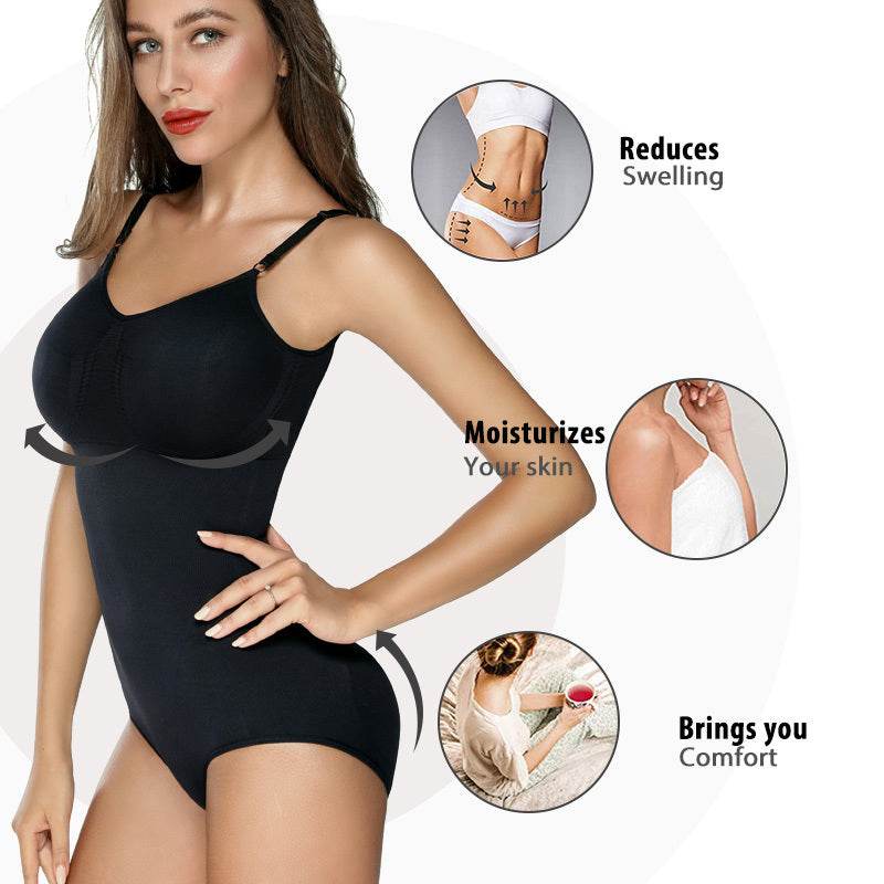 Women Bodysuit Waist Trainer Tummy Shaper Shapewear Girdle - Mubimart