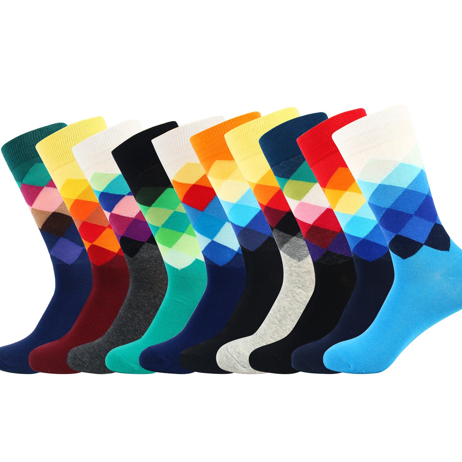 Diamond women's socks in tube socks - Mubimart - Crew socks 