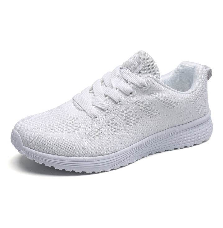 Women Casual Shoes Fashion Breathable Walking Mesh Flat Shoes Woman White Sneakers Women Tenis Feminino Female Shoes - Mubimart