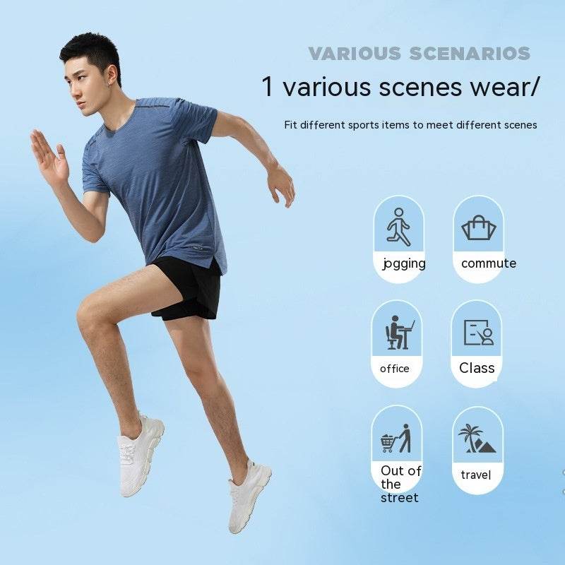 Men's Fashion Running Workout Shorts - Mubimart