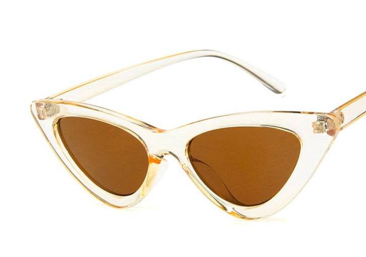 Trendy Triangle Cat Eye Sunglasses European And American Street Couple Style - Mubimart