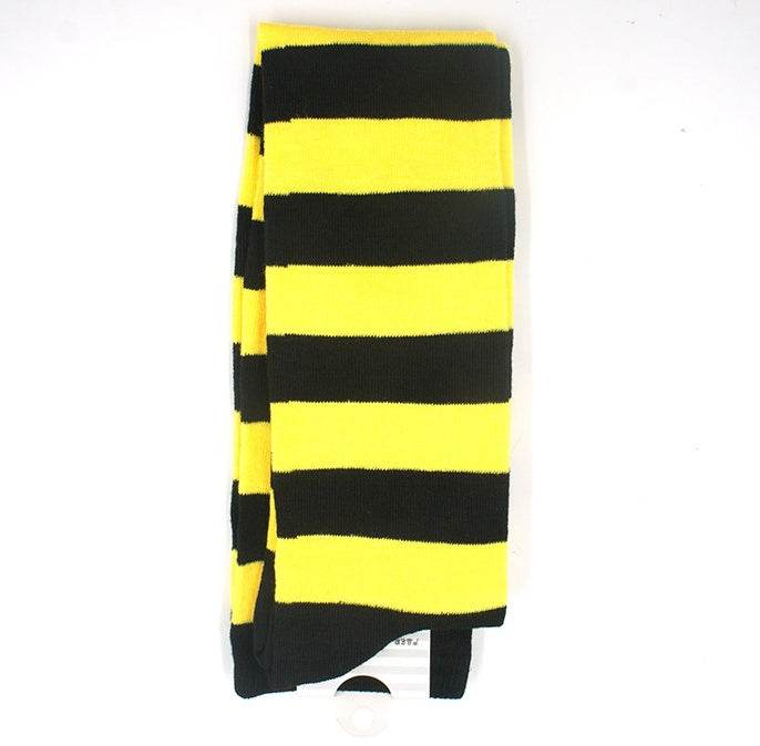 Stockings over the knee socks thigh socks striped high socks stockings - Mubimart