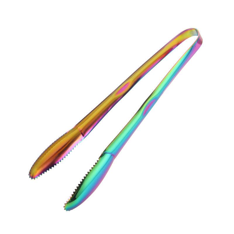 304 Stainless Steel Ice Tongs Commercial Ice Tongs Creative Non-slip - Mubimart