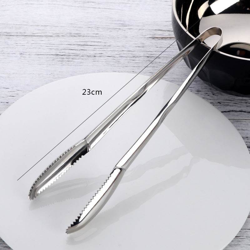 304 Stainless Steel Ice Tongs Commercial Ice Tongs Creative Non-slip - Mubimart