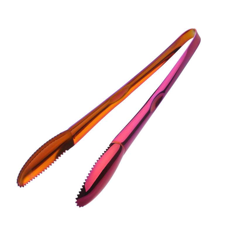 304 Stainless Steel Ice Tongs Commercial Ice Tongs Creative Non-slip - Mubimart