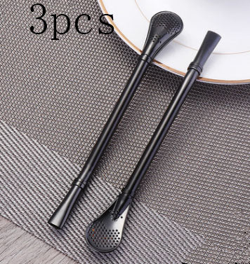 304 Stainless Steel Residue Filter Straws Spoon - Mubimart -  