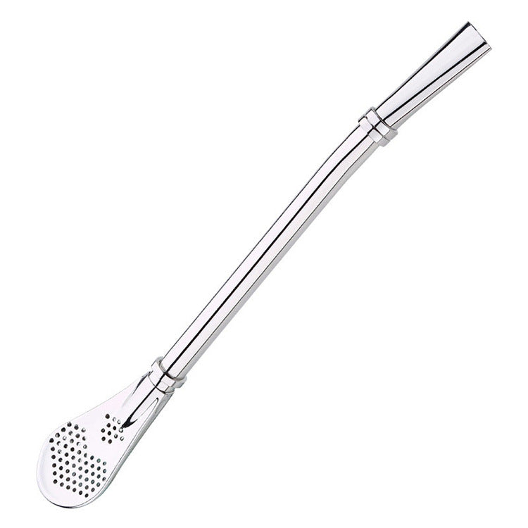 304 Stainless Steel Residue Filter Straws Spoon - Mubimart -  