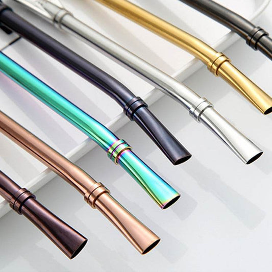 304 Stainless Steel Residue Filter Straws Spoon - Mubimart