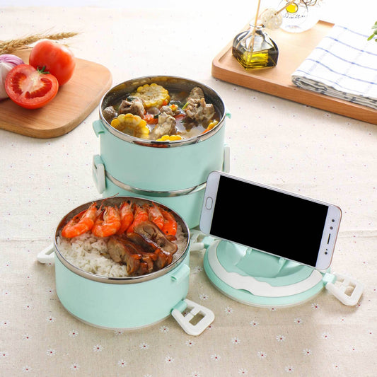 304 lunch box stainless steel insulated lunch box - Mubimart
