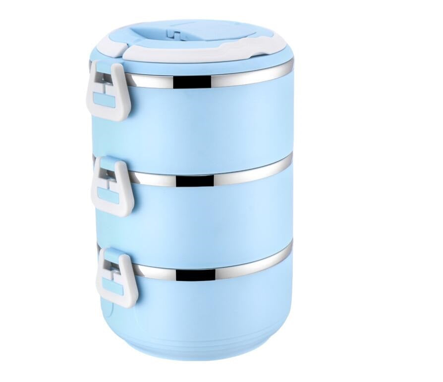 304 lunch box stainless steel insulated lunch box - Mubimart -  