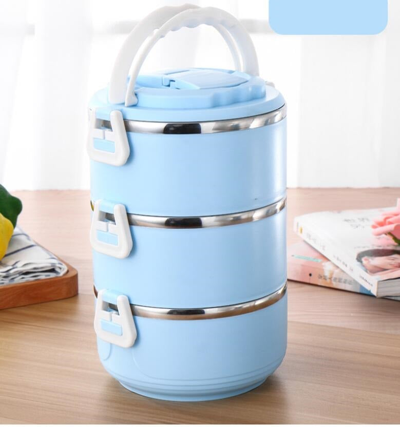 304 lunch box stainless steel insulated lunch box - Mubimart -  