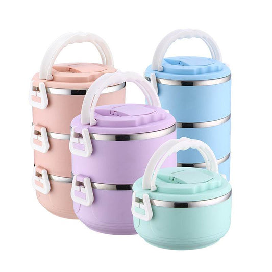 304 lunch box stainless steel insulated lunch box - Mubimart