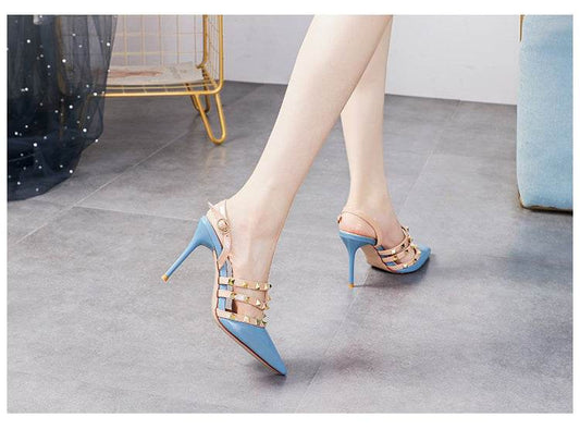 Baotou rivet sandals women - Mubimart