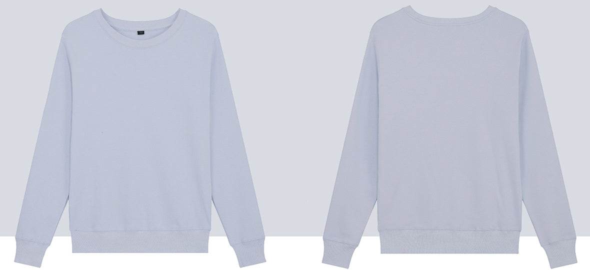 Custom Round Neck Sweatshirts Health Cotton - Mubimart