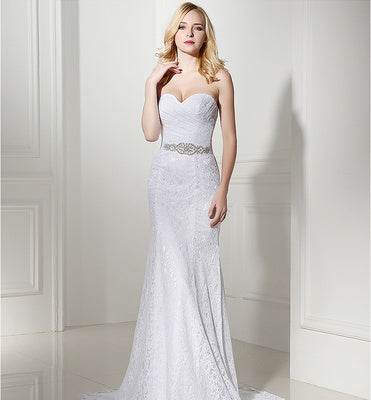 ANJURUISI Elegant White Lace Wedding Dresses Mermaid Bridal Gowns Vintage Boho Wedding Gowns Cheap Sereia With Jacket - Mubimart
