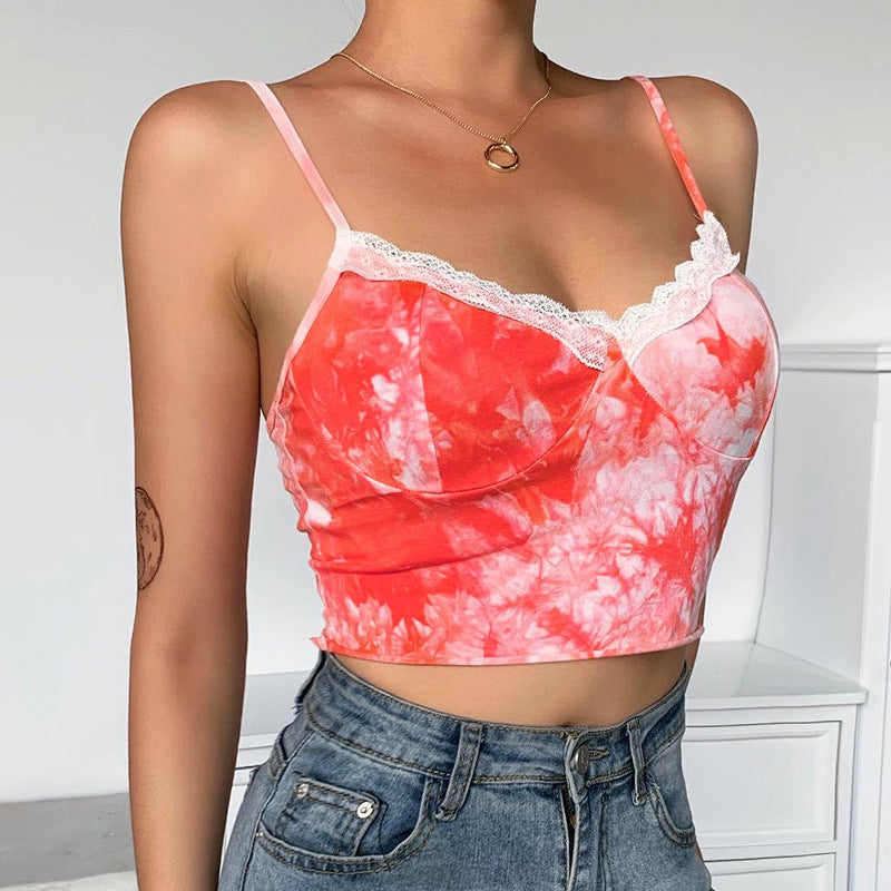 Tie-dye camisole - Mubimart -  