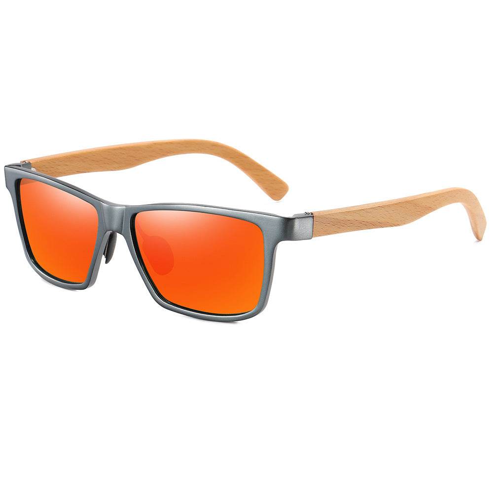 Polarized bamboo sunglasses - Mubimart