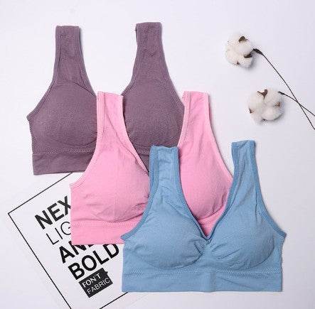 3pcs Set Seamless Push Up Bra - Mubimart